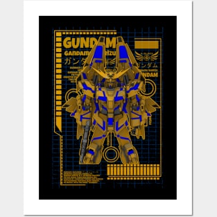 RX-0 Unicorn Gundam 03 Phenex Posters and Art